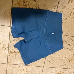 🔥 ONE DAY SALE Lululemon Blue Performance Shorts 8 Waffle